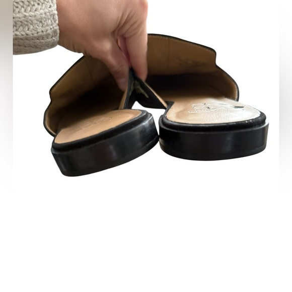 Franco Sarto Black and Pink Embroidered Mules Size 9.5 - Picture 4 of 5